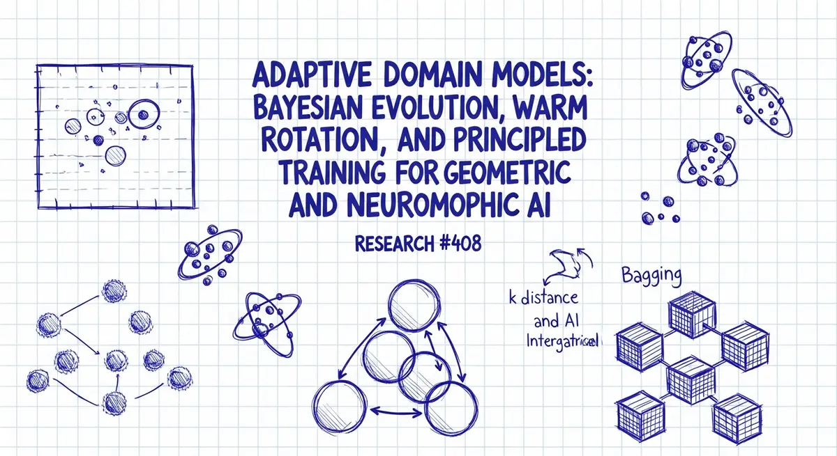 מודלים תחומיים אדפטיביים: אבולוציה בייסיאנית, החלפה חמה (Warm Rotation) ואימון עקרוני עבור בינה מלאכותית גאומטרית ונוירומורפית